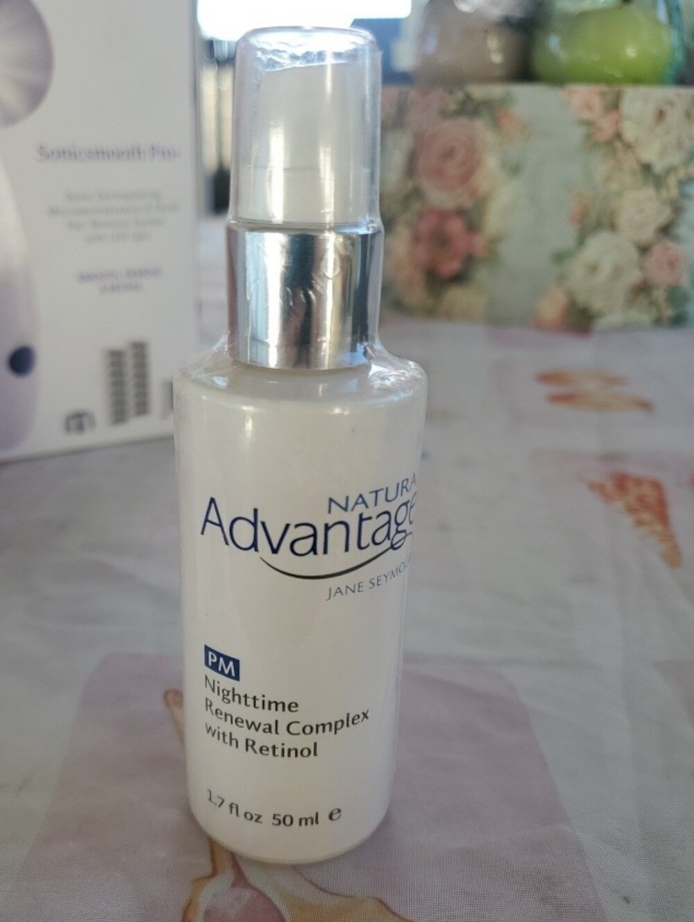 Natura Advantage Pump Jane Seymour PM Nighttime Renewal Complex Retinol 1.7oz